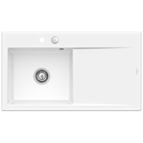 Lavello incasso Villeroy & Boch Subway Style 50, scarico con azionamento eccentrico, vasca a sinistra