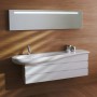 LAUFEN Lavabo Alessi 160 cm avec Trou de Robinet - vue technique