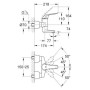 GROHE Euroeco Special Einhand-Waschtischbatterie - Detailansicht