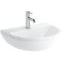 VitrA Integra Waschtisch 54,5 cm, ohne Überlaufloch, 1 Hahnloch mittig