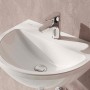 VitrA Integra Waschtisch 54,5 cm, ohne Überlaufloch, 1 Hahnloch mittig - Detailansicht