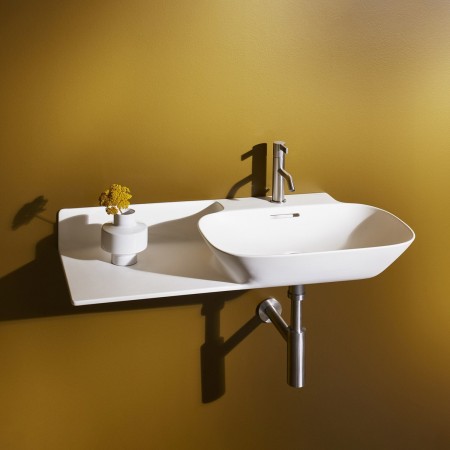 Lavabo encastrable LAUFEN INO 90 x 45 cm avec tablette à gauche