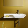 Vasque encastrable LAUFEN INO 90 x 45 cm avec tablette à gauche - vue détaillée