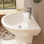 VitrA Integra Waschtisch 59,5 cm, mit Überlaufloch, 1 Hahnloch mittig - Produktansicht