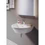 VitrA Integra Waschtisch 59,5 cm, mit Überlaufloch, 1 Hahnloch mittig
