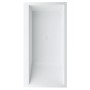 Vasca rettangolare LAUFEN Kartell 170 x 86 cm, autoportante con testata sinistra - vista dettagliata
