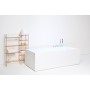 Vasca rettangolare LAUFEN Kartell 170 x 86 cm, autoportante con testata sinistra - vista dettagliata