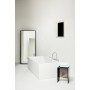 Vasca rettangolare LAUFEN Kartell 170 x 86 cm, autoportante con testata sinistra - vista tecnica
