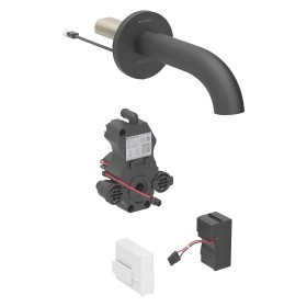 Robinet de lavabo Geberit Piave encastré mural, alimentation secteur, pour boîte de fonction UP