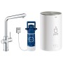 Rubinetto e caldaia GROHE Red Duo taglia M, rubinetto con beccuccio a L