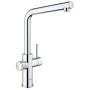 Rubinetto e caldaia GROHE Red Duo taglia M, rubinetto con beccuccio a L - vista dettagliata