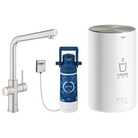 Rubinetto e caldaia GROHE Red Duo taglia M, rubinetto con beccuccio a L