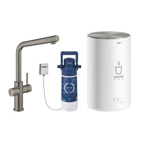 Rubinetto e boiler GROHE Red Duo taglia M, rubinetto con beccuccio a L