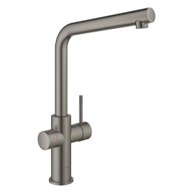 Rubinetto e boiler GROHE Red Duo taglia M, rubinetto con beccuccio a L