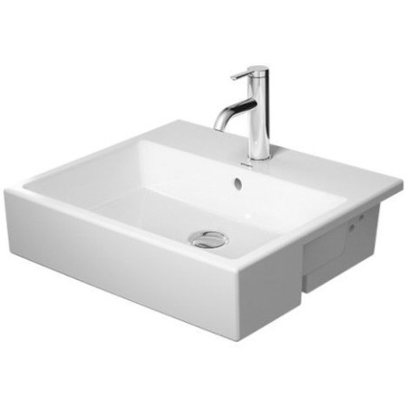 Lavabo encastré à moitié Duravit Vero Air avec 1 trou de robinet 55 x 47 cm