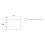 Receveur de douche LAUFEN NIA 120 x 80 cm - vue détaillée