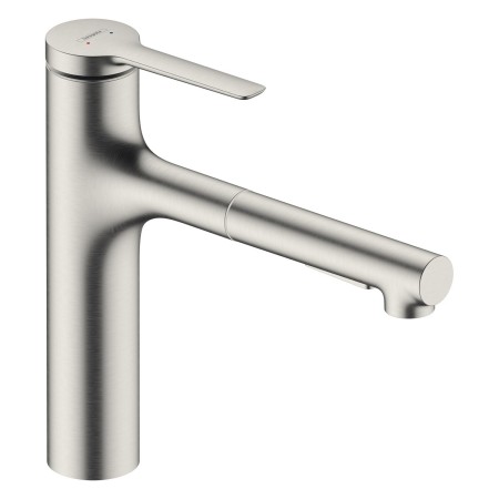 Rubinetto monocomando da cucina hansgrohe Zesis M33 160 con doccetta estraibile