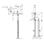 Rubinetto monocomando da cucina hansgrohe Zesis M33 160 con doccetta estraibile - vista dettagliata