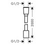 hansgrohe Designflex Textilbrauseschlauch 200 cm - Produktansicht