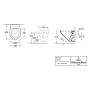 Villeroy & Boch O.novo WC a parete Compact con DirectFlush, senza bordo di scarico