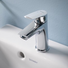 Duravit No. 1 Einhebel-Waschtischmischer S, Minus-Flow ohne Zugstangengarnitur