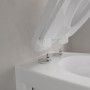 Villeroy & Boch O.novo WC a parete Compact con DirectFlush, senza bordo di scarico - vista tecnica