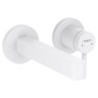 Robinet de lavabo encastré hansgrohe Finoris avec levier unique pour montage mural 16,8 cm
