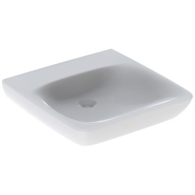 Lavabo Geberit Renova Comfort 55 x 55 cm, accessible aux personnes à mobilité réduite