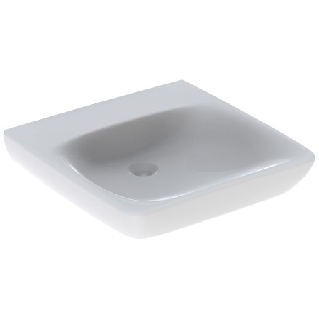 Lavabo Geberit Renova Comfort 55 x 55 cm, accessible aux personnes à mobilité réduite