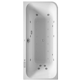 Baignoire à remous Duravit Happy D.2 Plus 180 x 80 cm Coin gauche, avec système Combi