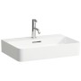 Lavabo d'appoggio LAUFEN Val 60 x 42 cm con 1 foro per rubinetto, con troppopieno