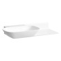 Vasque encastrable LAUFEN INO 90 x 45 cm avec tablette à droite sans trou de robinet - photo produit