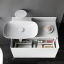 Lavabo encastrable LAUFEN INO 90 x 45 cm avec tablette à droite sans trou de robinet - vue détaillée