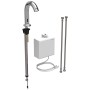 Robinet de lavabo Geberit Piave, montage sur pied, alimentation secteur, avec boîtier de fonction AP