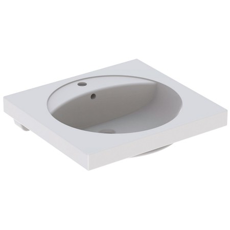 Geberit Preciosa 60 x 55 cm avec trou de robinet et trop-plein