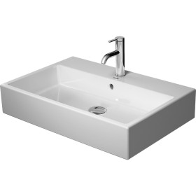 Lavabo Duravit Vero Air poli sans trou de robinet 70 x 47 cm, avec trop-plein