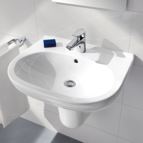 Villeroy & Boch O.novo Waschtisch 55 x 45 cm mit Überlauf, 1 Hahnloch