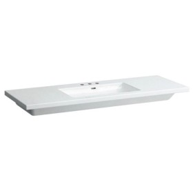 Vasque LAUFEN Living Square 130 cm, petit lavabo avec 3 trous de robinet