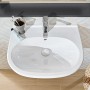 Villeroy & Boch O.novo Waschtisch 55 x 45 cm mit Überlauf, 1 Hahnloch - technische Ansicht