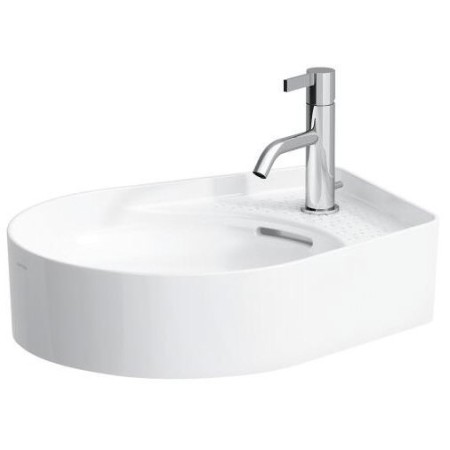 Évier à poser LAUFEN Val 50 x 40 cm avec 1 trou de robinet, avec trop-plein