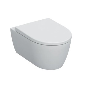 Set WC sospeso Geberit iCon a scarico profondo con sedile WC a forma chiusa