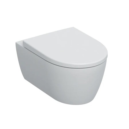 Set WC sospeso Geberit iCon a scarico profondo con sedile WC a forma chiusa