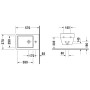 Duravit Vero Air Wand-Bidet mit 1 Hahnloch 37 x 57 cm - Detailansicht