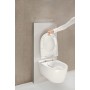 Set WC sospeso Geberit iCon a scarico profondo con sedile WC a forma chiusa - vista dettagliata