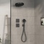 Thermostat encastré hansgrohe ShowerSelect Comfort Q pour 1 consommateur et une sortie supplémentaire - vue technique