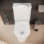 Vaso WC a terra hansgrohe EluPura Original S 640 con scarico orizzontale AquaChannel Flush - vista tecnica