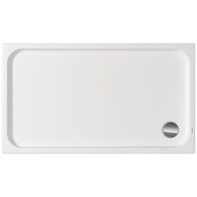 Receveur de douche rectangulaire Duravit D-Code 140 x 80 cm avec Antidérapant