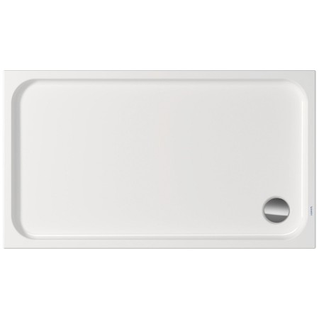 Receveur de douche rectangulaire Duravit D-Code 140 x 80 cm avec Antidérapant