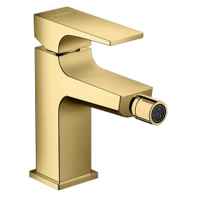 hansgrohe Metropol Einhebel-Bidetmischer mit Hebelgriff und Push-Open Ablaufgarnitur