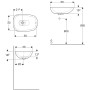 Lavabo sur plan Geberit Citterio avec bonde - photo produit